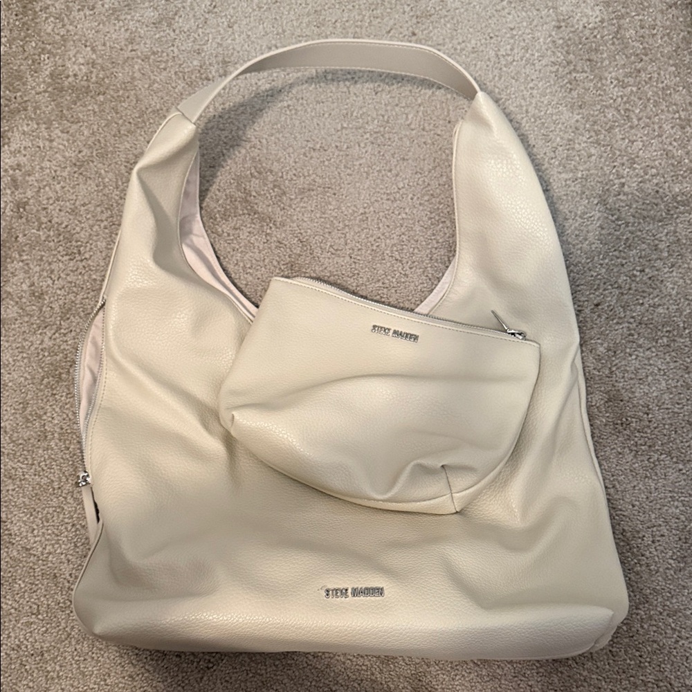 Steve Madden Slouchy Tote & Cosmetic Bag